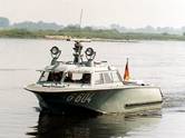 Grenzboot G 604 auf der Elbe 1984