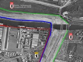 Übersichtskarte Grenze Teltowkanal Rudow