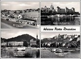 Seitenrad-Motorschiffe Wei&szlig;e Flotte Dresden