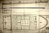 Bauplan Stossboot der YW-Berlin 1960 / 20-30 PS