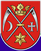 rotes Stadtwappen Seelow (DDR)