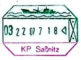 Stempel am KP-Sassnitz
